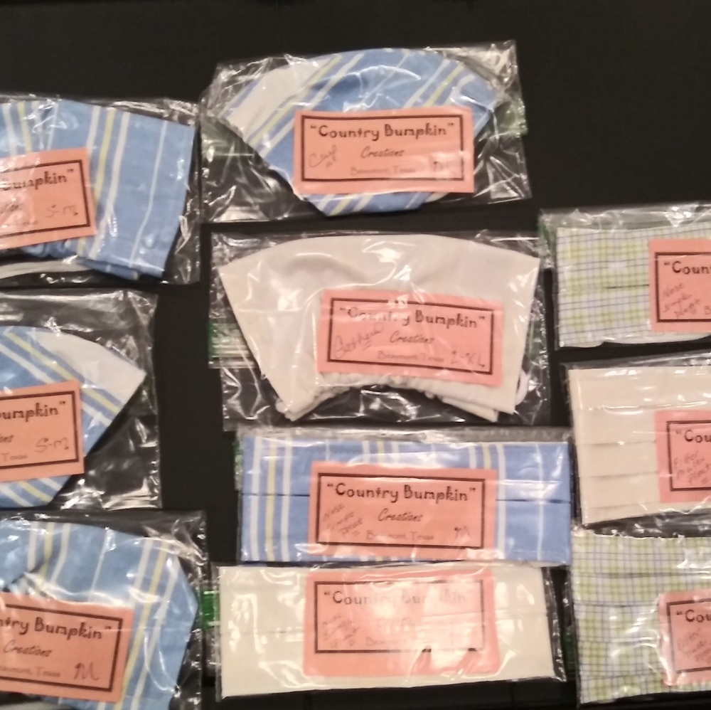 Homemade Facial Masks (blues and greens print)